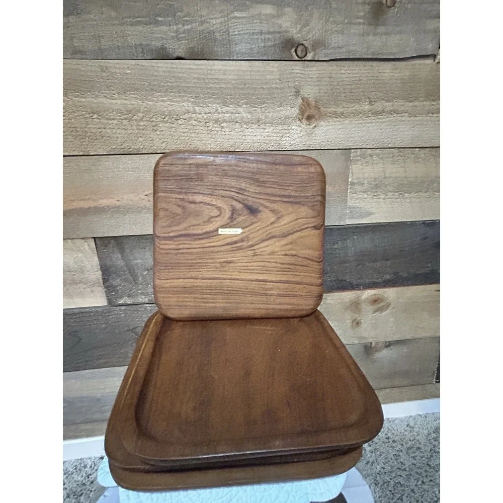 Teak‎ Wood Serving Tray Platters 12